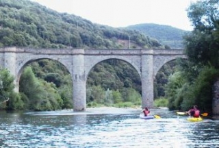  Departure by canoe or kayak from Mons de Trivalle 